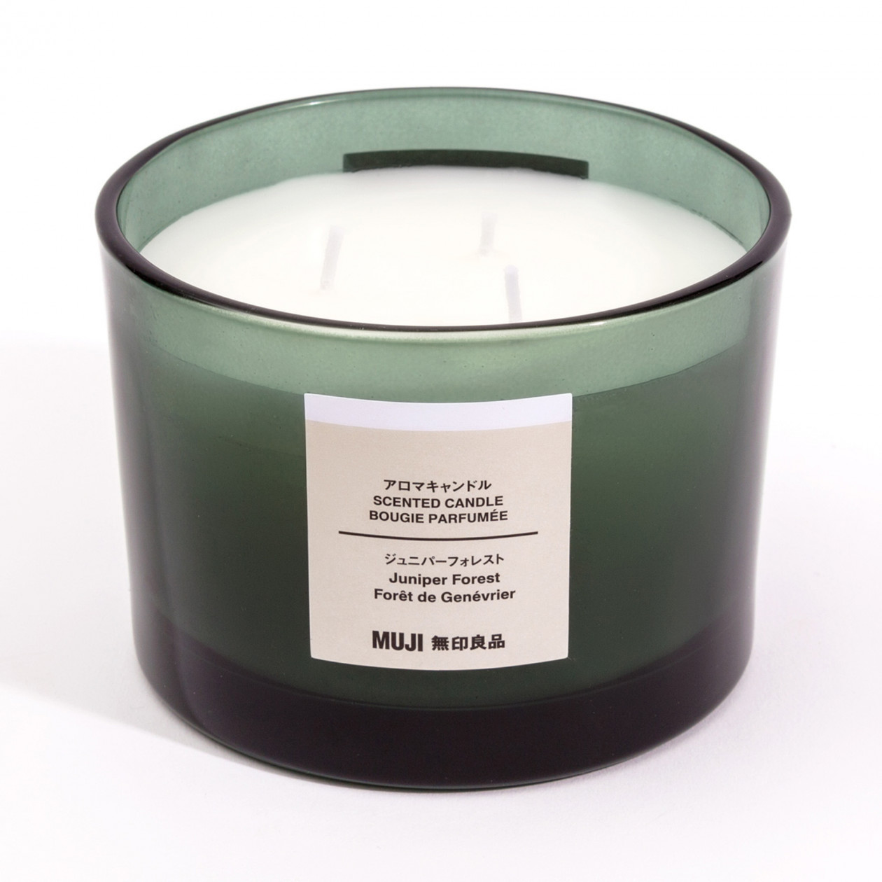 Świeca zapachowa z 3 knotami las jałowcowy