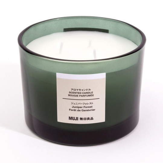 Świeca zapachowa z 3 knotami las jałowcowy