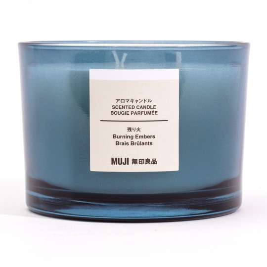 Świeca zapachowa z 3 knotami palone drewno