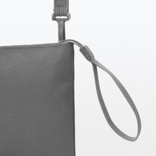 Saszetka cross body wodoodporna szara