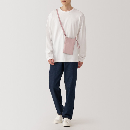 Saszetka cross body wodoodporna różowa