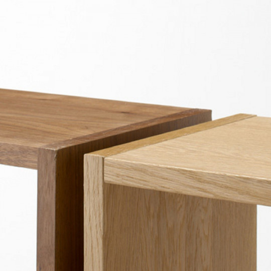 Regał dąb szeroki dostawiany 3 półki