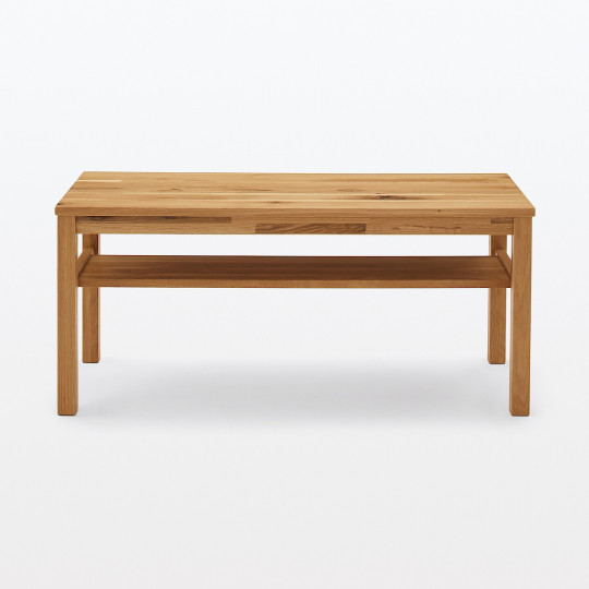 Ławka z drewna dębowego z sękami