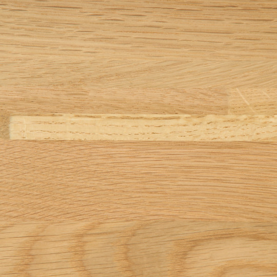 Ławka z drewna dębowego z sękami