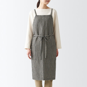 Fartuch kuchenny z lnu w...