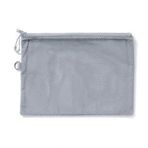 Saszetka z siatki L szara