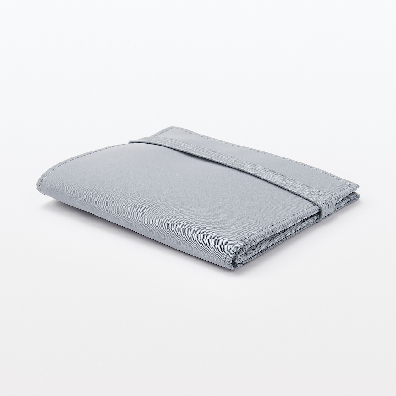 Portfel podróżny z gumką szary