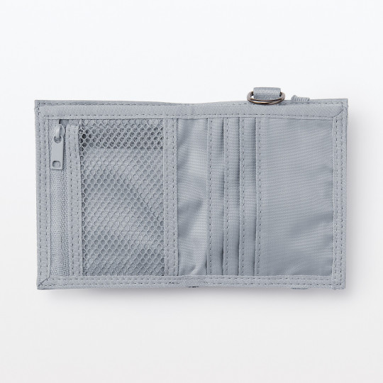 Portfel podróżny z gumką szary