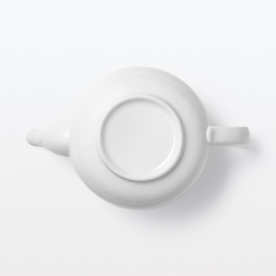 Czajnik z porcelany z sitkiem 700 ml biały