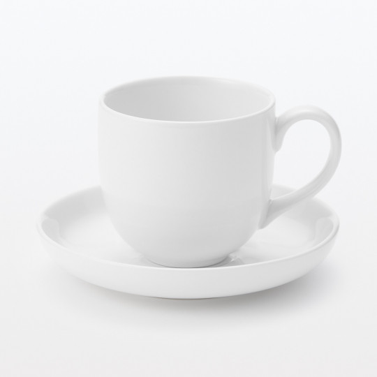 Spodek do filiżanki espresso porcelanowy 11 cm