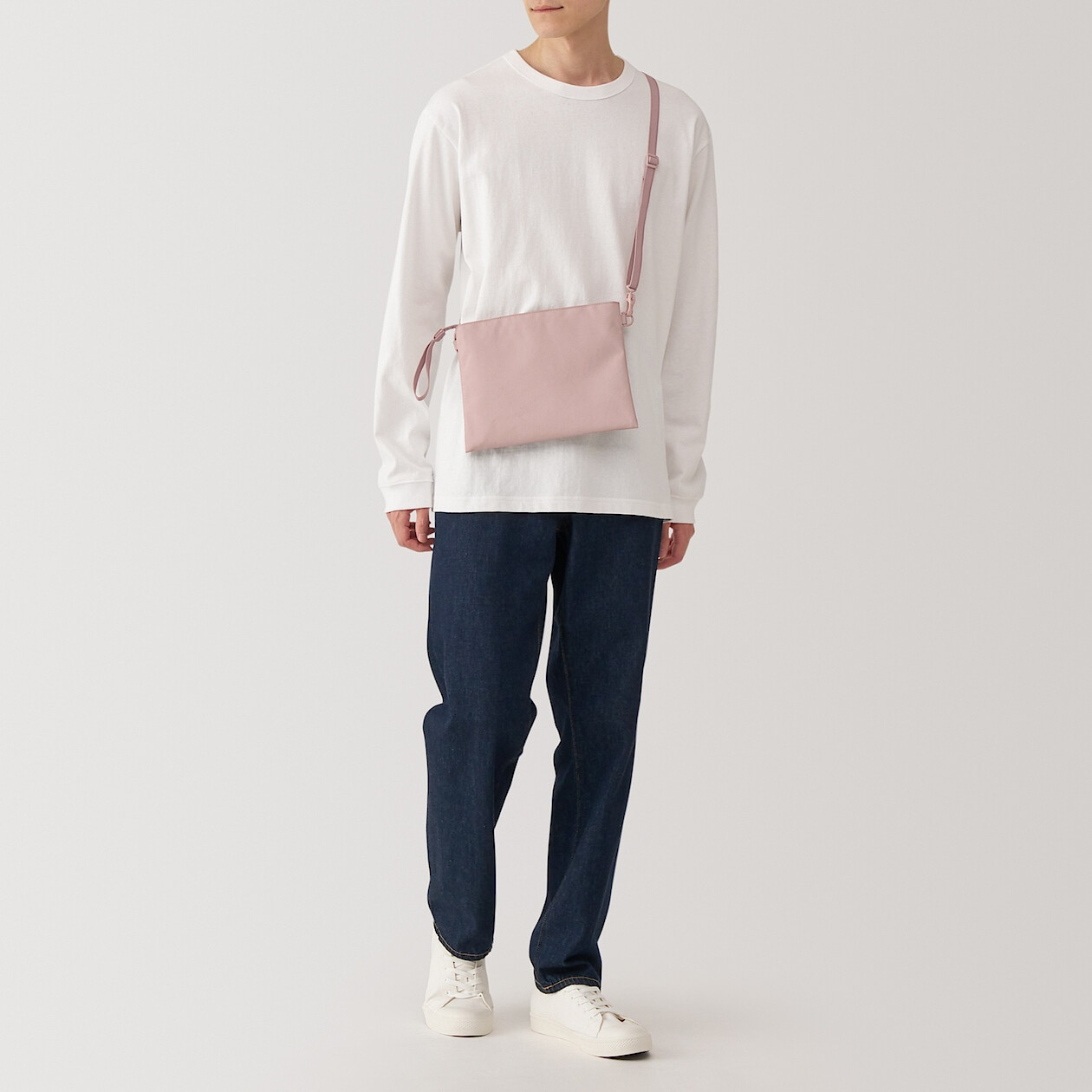 Torebka listonoszka mała różowa