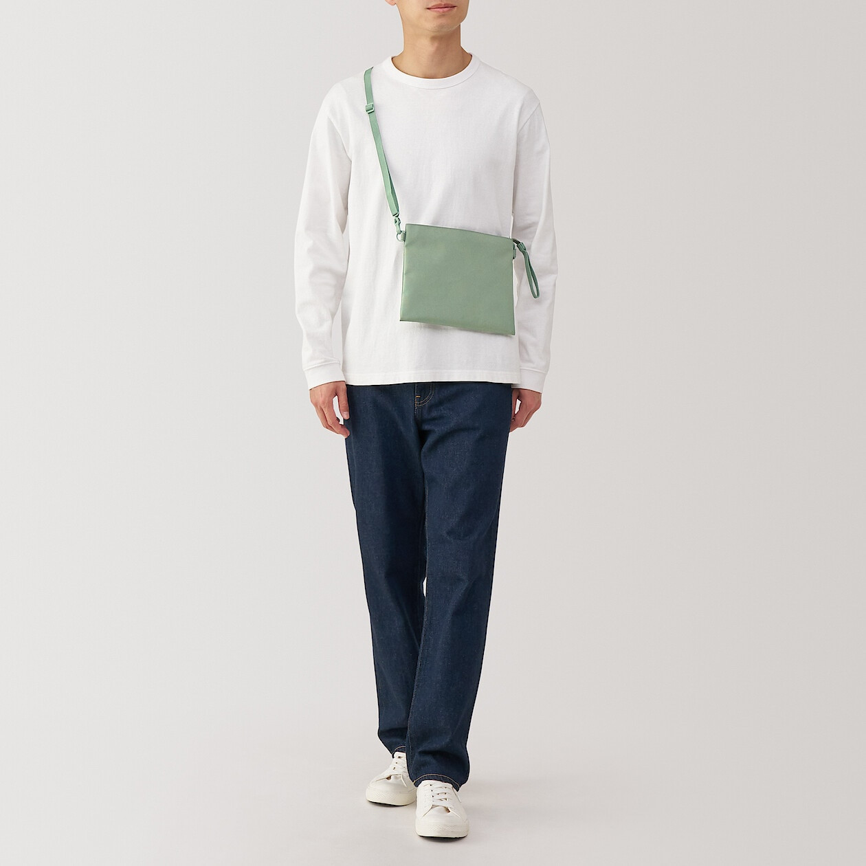 Torebka listonoszka mała zielona