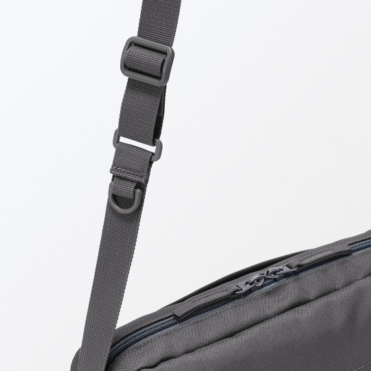 Torebka listonoszka grafitowa