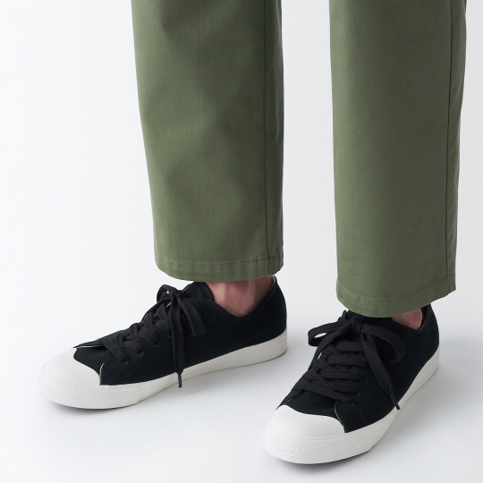 Trampki niskie czarno-białe