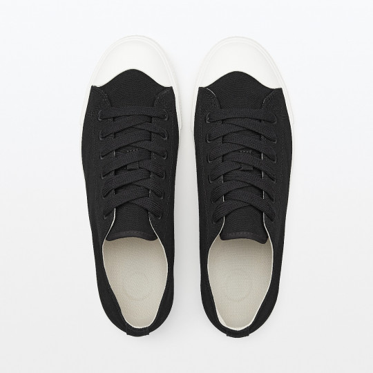 Trampki niskie czarno-białe