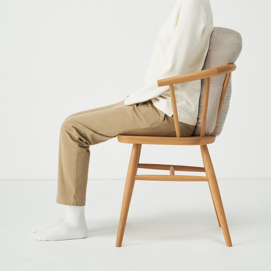 Poduszka miękka "mochi" podłużna beżowa