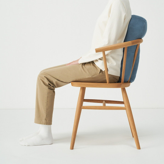 Poduszka miękka "mochi" podłużna niebieska