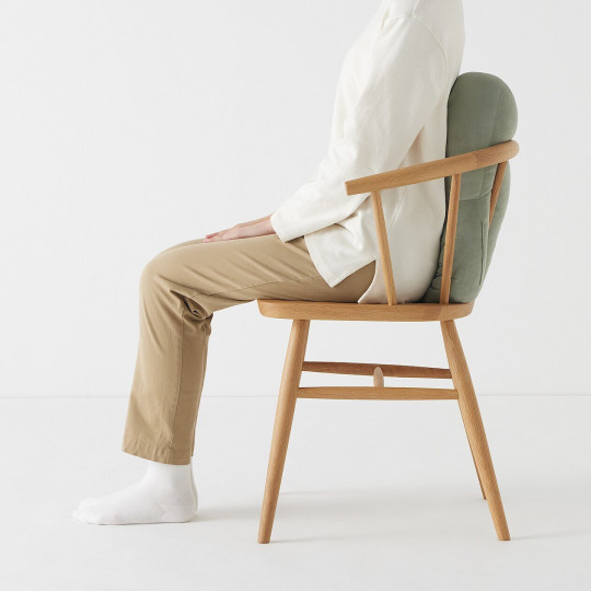 Poduszka miękka "mochi" podłużna zielona