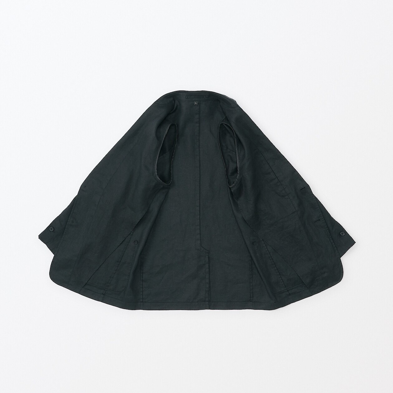 Marynarka lniana czarna