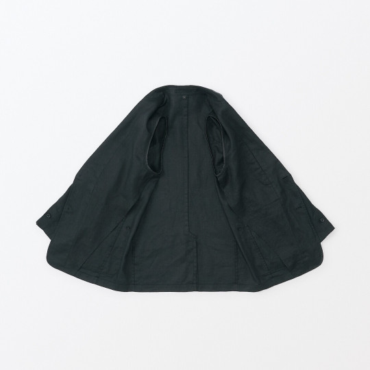 Marynarka lniana czarna