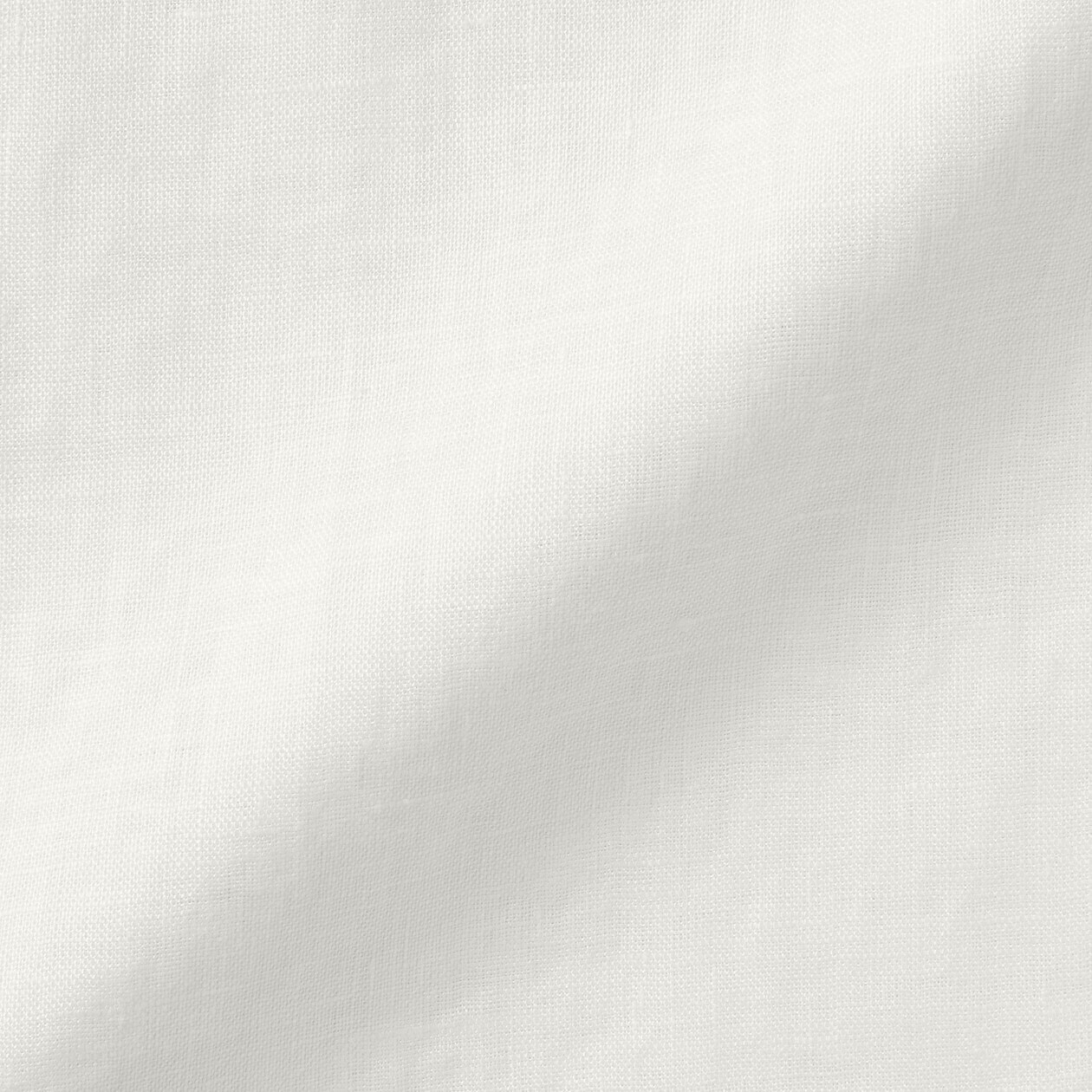 Koszula lniana ze stójką biała