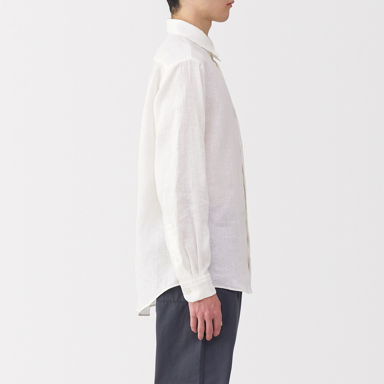 Koszula lniana biała