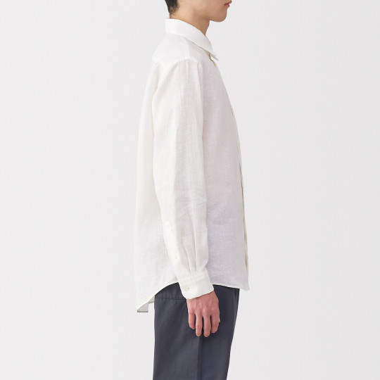 Koszula lniana biała