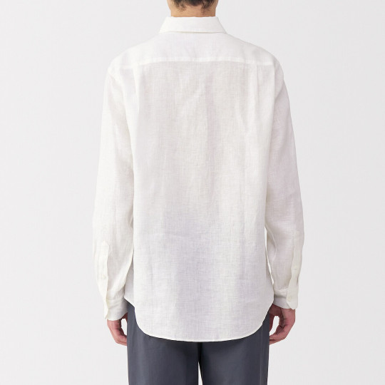 Koszula lniana biała