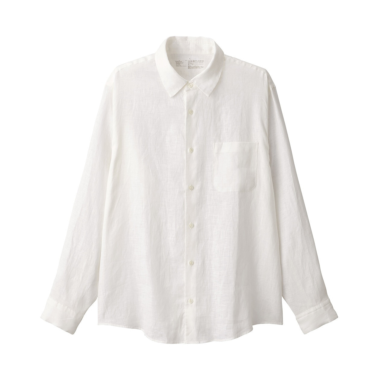 Koszula lniana biała