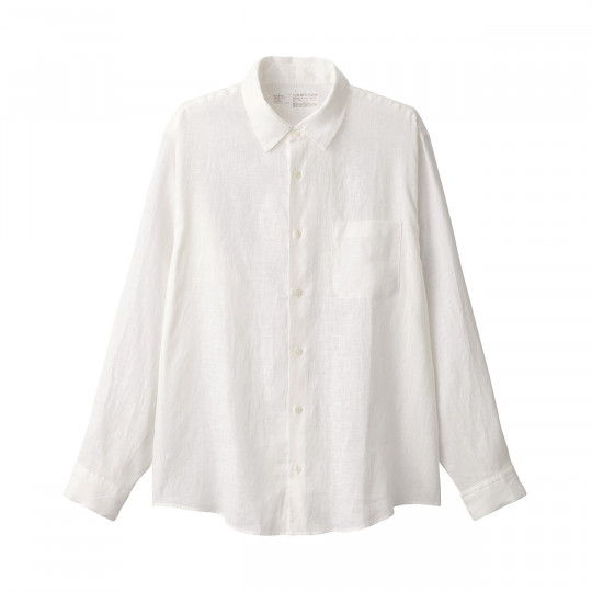 Koszula lniana biała