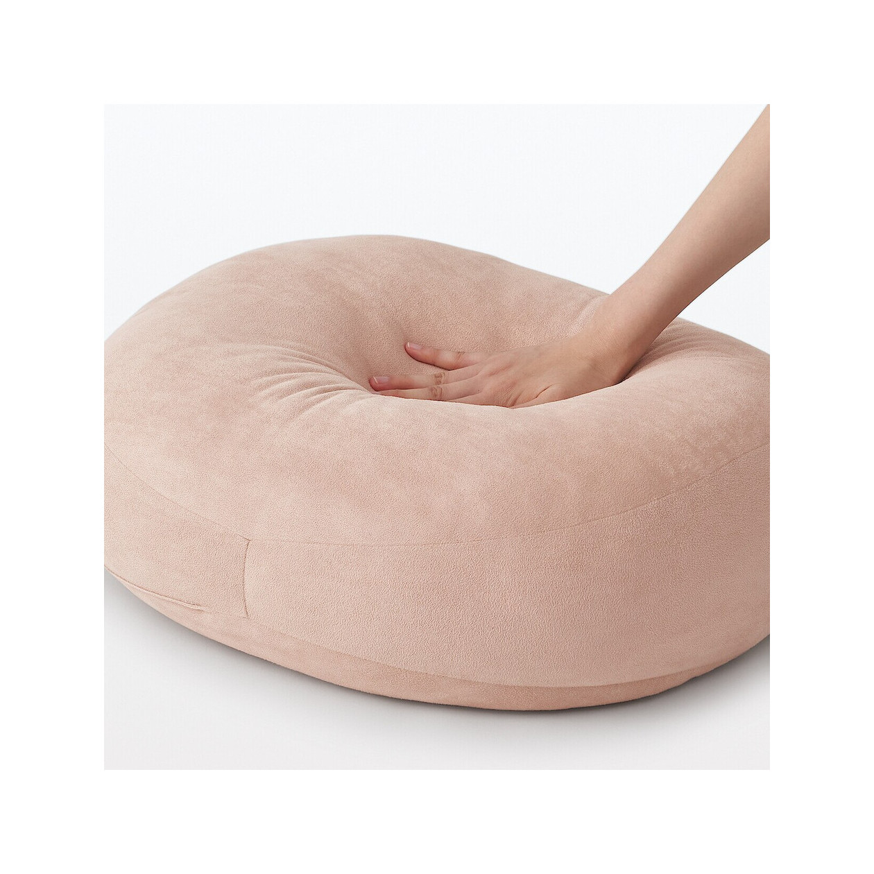 Poduszka miękka "mochi" owalna różowa