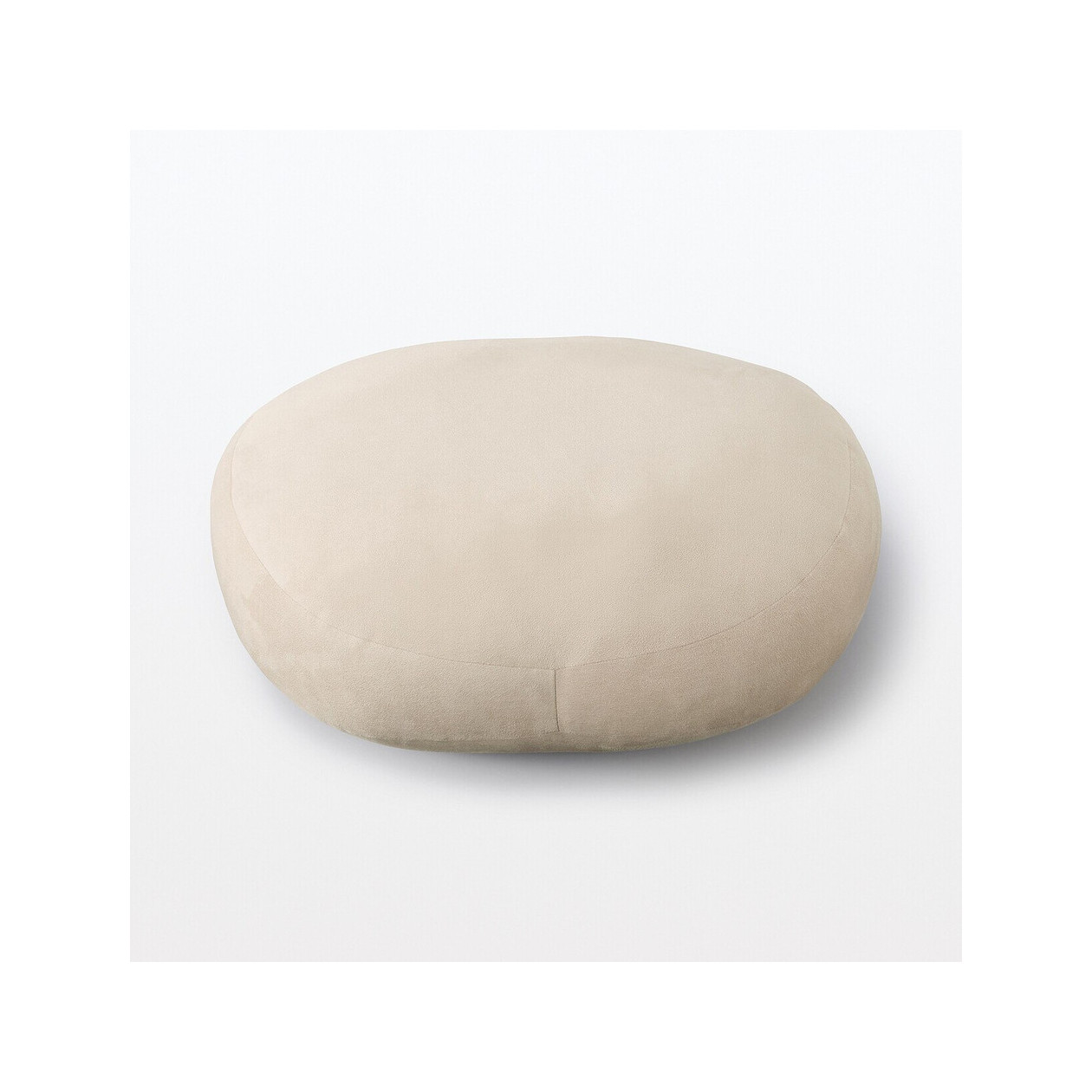 Poduszka miękka "mochi" owalna beżowa