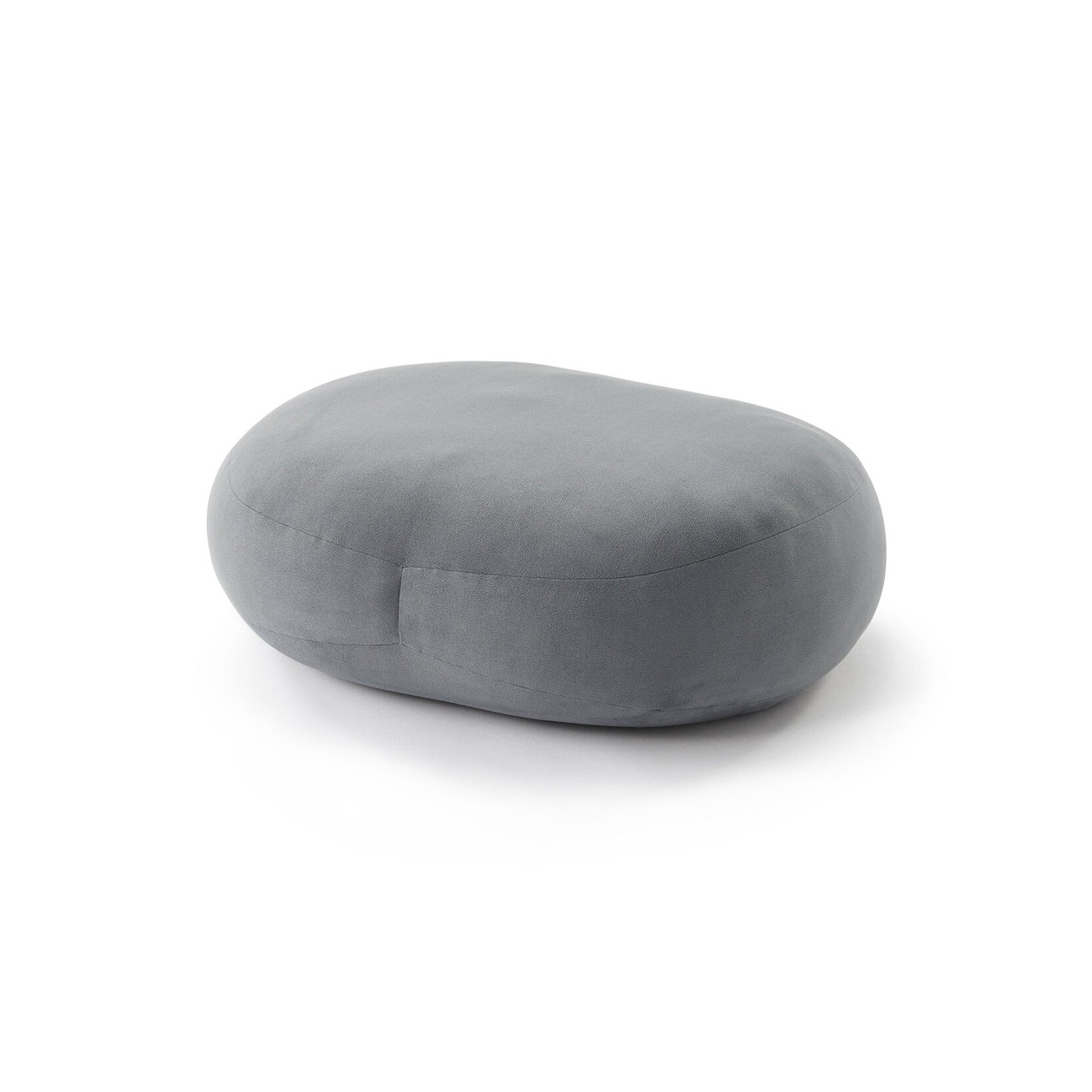 Poduszka miękka "mochi" owalna grafitowa