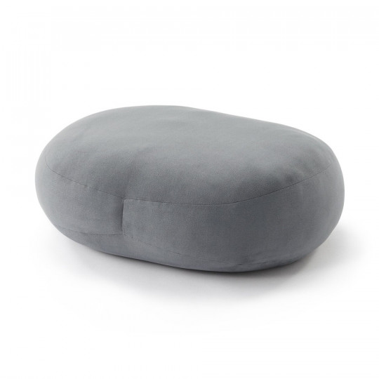 Poduszka miękka "mochi" owalna grafitowa
