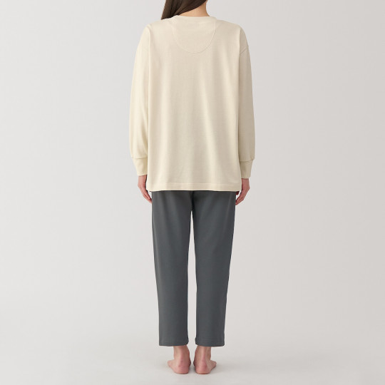 Komplet dzianinowy kremowy