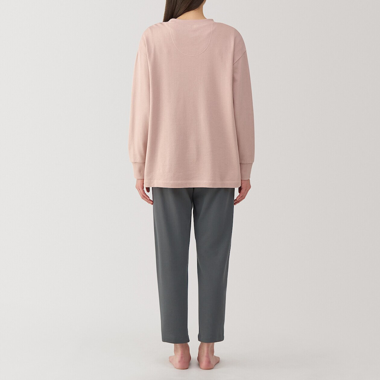 Komplet dzianinowy różowy