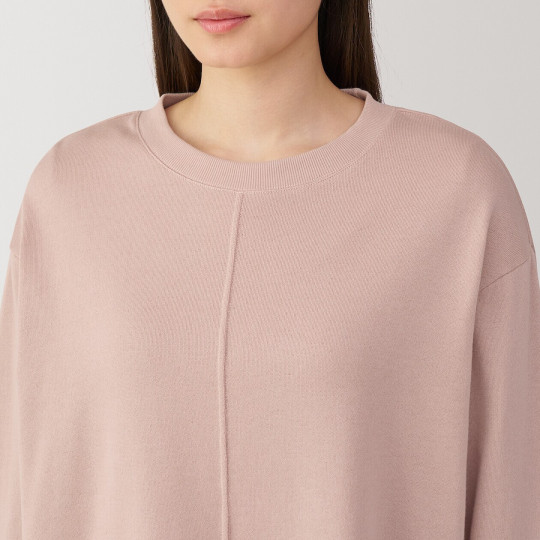 Komplet dzianinowy różowy