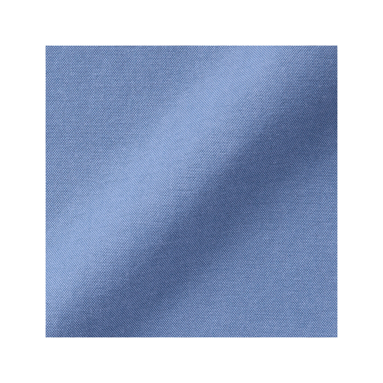 Koszula z bawełny oxford ze stójką niebieska