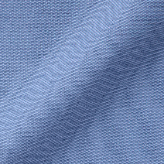 Koszula z bawełny oxford ze stójką niebieska