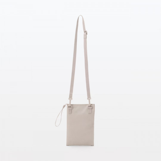 Saszetka cross body wodoodporna beżowa