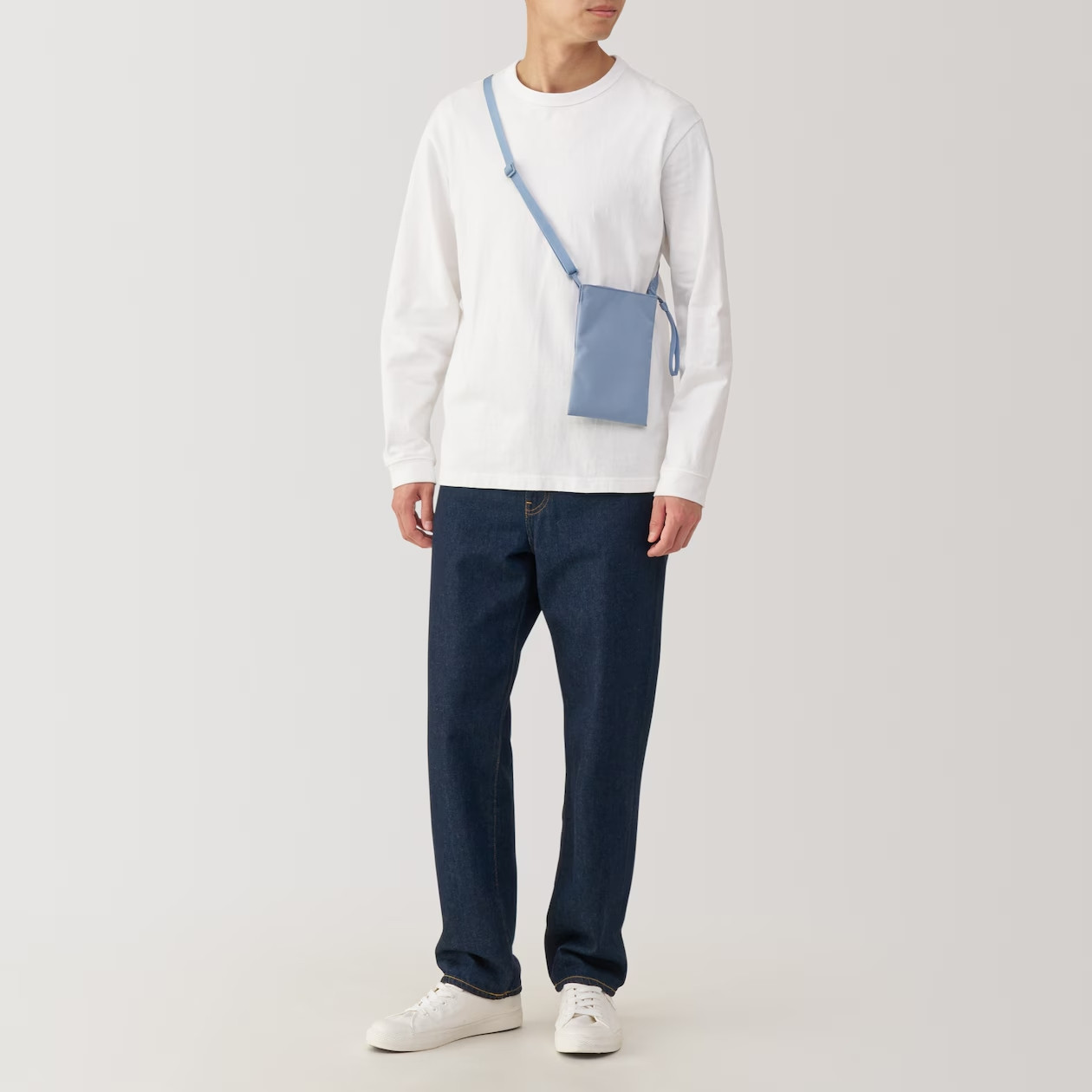 Saszetka cross body wodoodporna niebieska