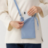 Saszetka cross body wodoodporna niebieska