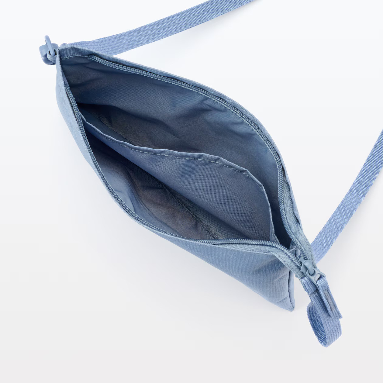 Torebka listonoszka mała niebieska