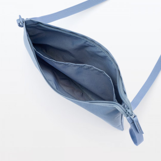 Torebka listonoszka mała niebieska