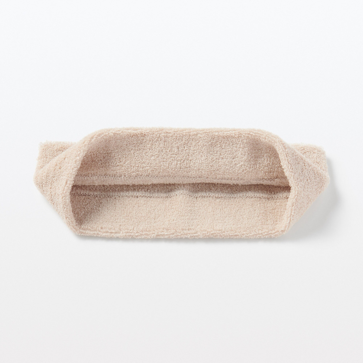 Opaska kosmetyczna wąska beżowa