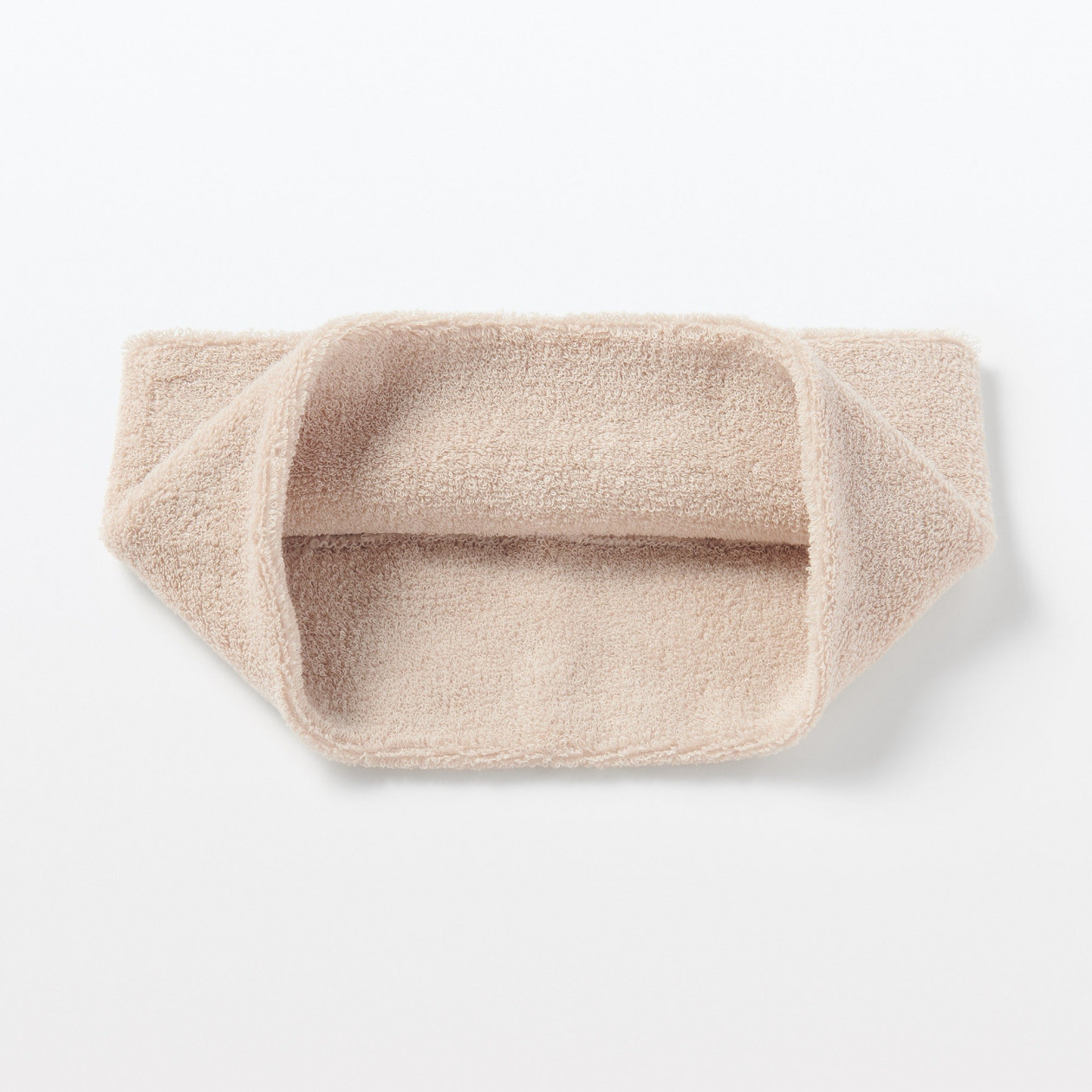 Opaska kosmetyczna szeroka beżowa