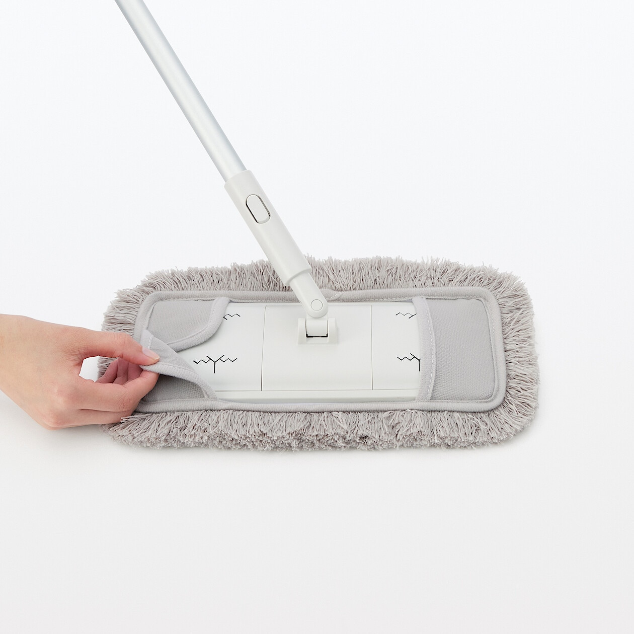 Nakładka na mopa z mikrofibry do czyszczenia na sucho