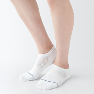 Skarpety niskie dry fit białe