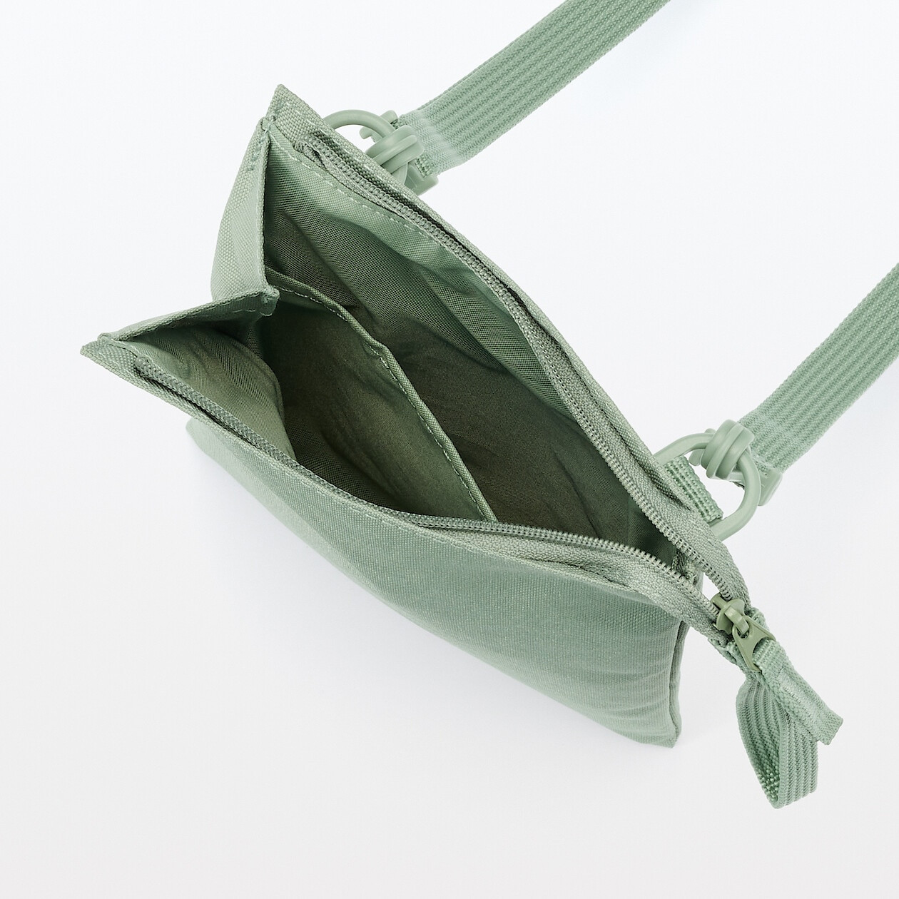 Saszetka cross body wodoodporna zielona