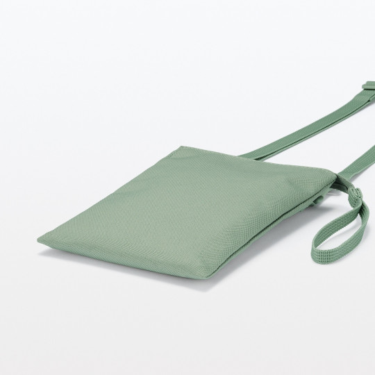 Saszetka cross body wodoodporna zielona